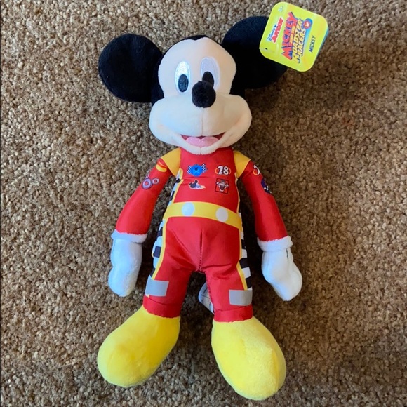 Disney Other - Roadster Racers Mickey Mouse Small Plush Cute New